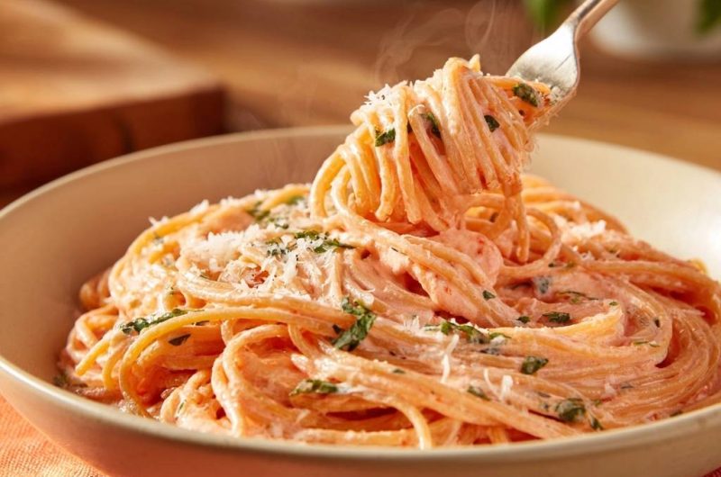 Cremige Tomaten-Spaghetti