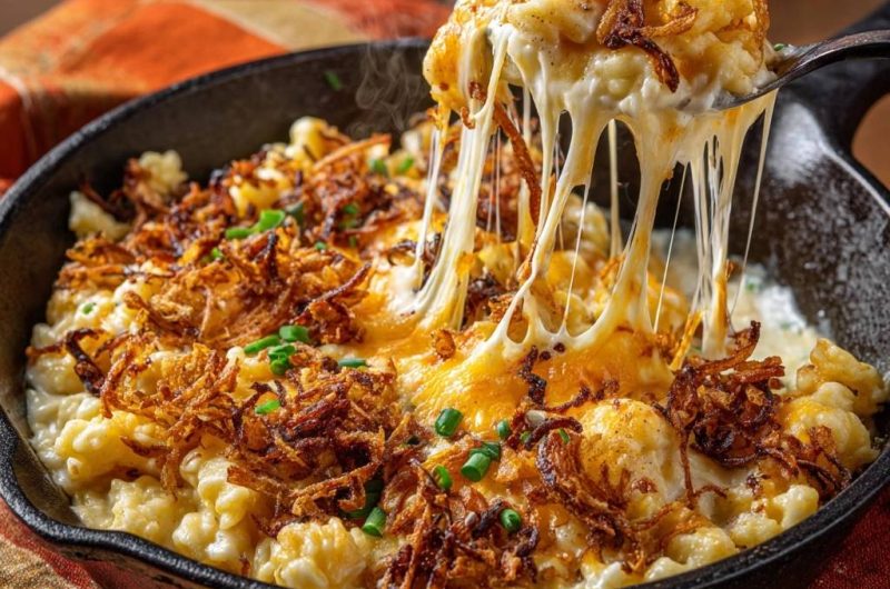 Cremiger Blumenkohl-Käse-Auflauf