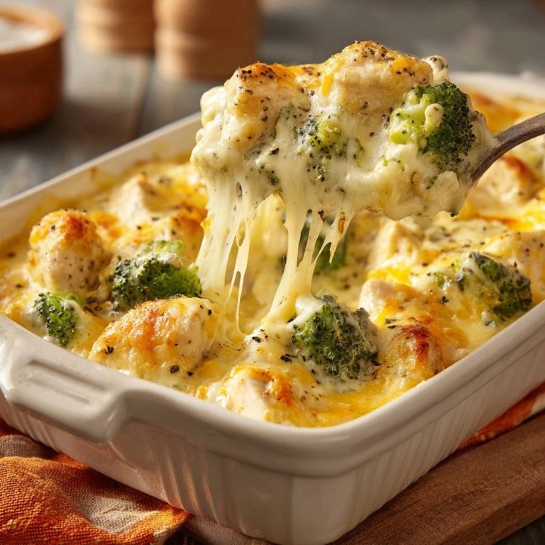 Cremiger Brokkoli-Hühner-Auflauf (Keine wässrige Soße mehr)