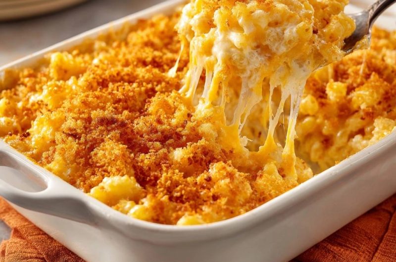 Cremiger Mac and Cheese (Nie wieder weiche Kruste!)