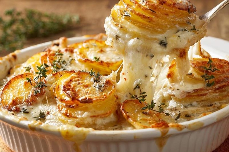 Cremiges Kartoffelgratin (Keine wässrige Soße mehr)