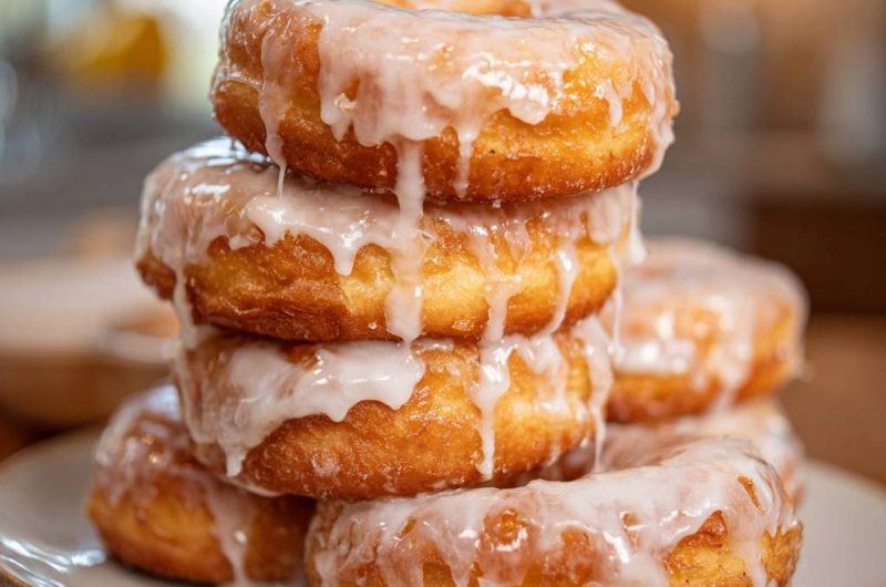 Fluffige Glazed Donuts