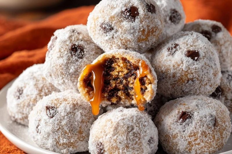 Karamell-Schoko-Schneebällchen