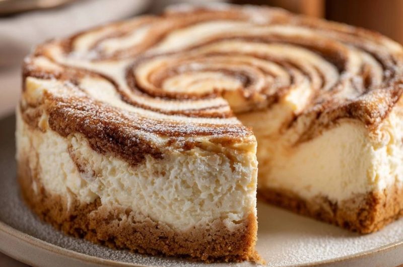 Karamell-Swirl-Cheesecake (Nie wieder Risse im Cheesecake!)