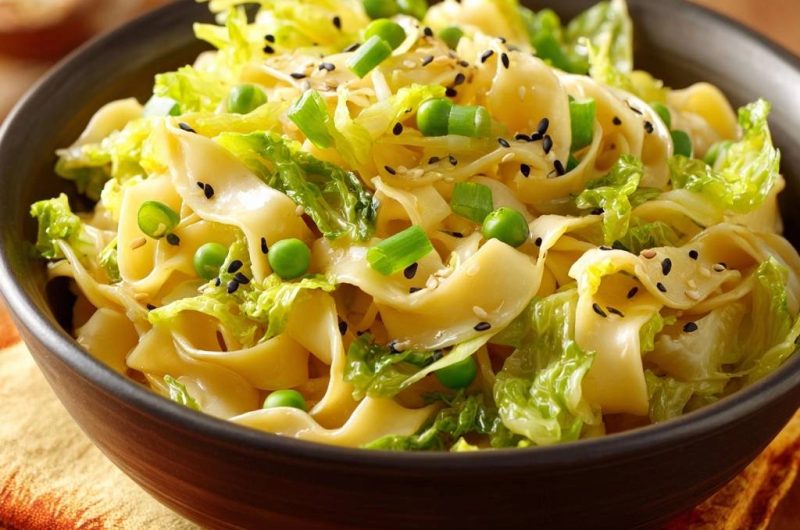 Knackiger Asiatischer Nudelsalat (Nie wieder matschige Nudeln)