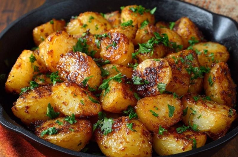 Knusprige Bratkartoffeln (Nie wieder matschige Bratkartoffeln!)