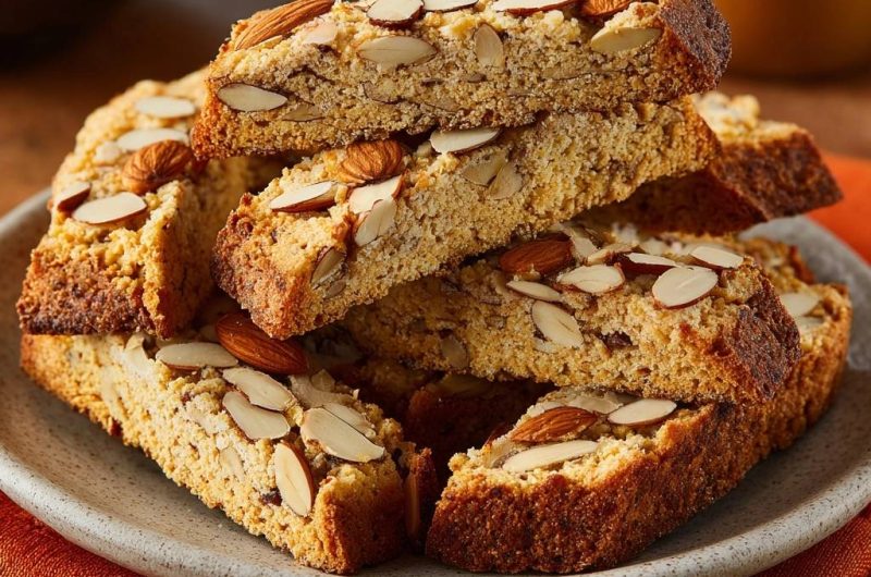 Knusprige Cantuccini mit Mandeln