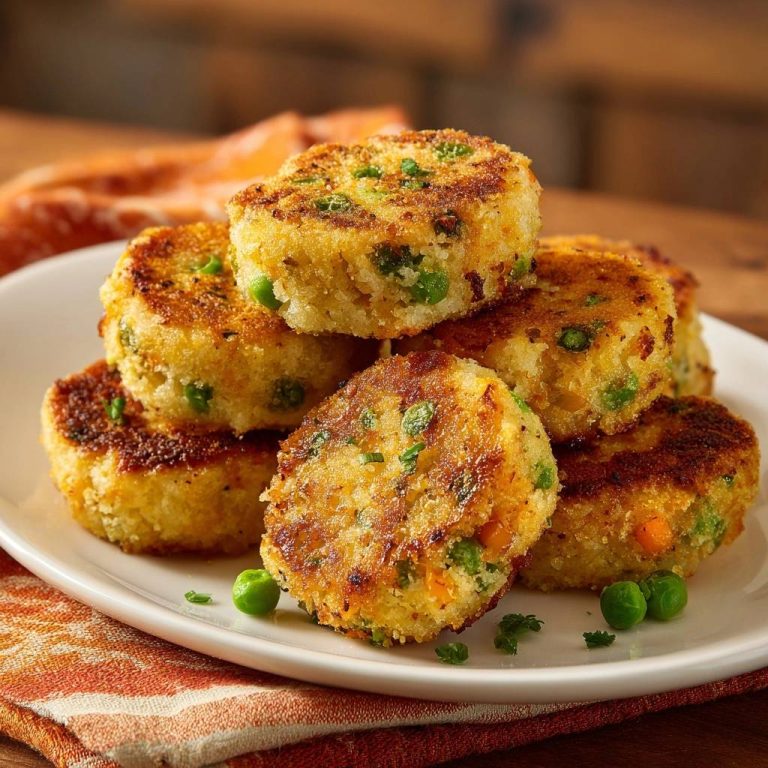 Knusprige Erbsen-Karotten-Patties: Nie zerfallen!