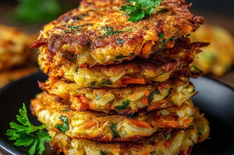 Knusprige Gemüse-Rösti