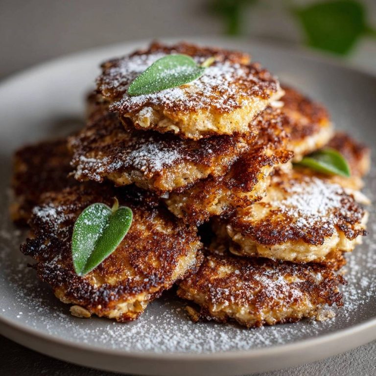 Knusprige Hafer-Salbei-Pfannkuchen – Nie wieder anklebend!