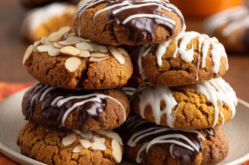 Knusprige Mandelkekse mit Schoko- und Zuckerguss (Nie wieder weiche Kekse!)