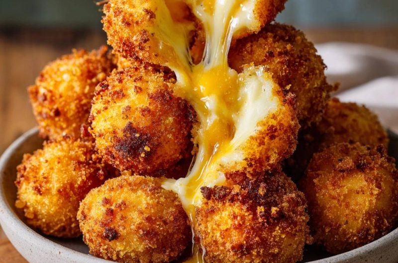 Knusprige Mozzarella-Bällchen