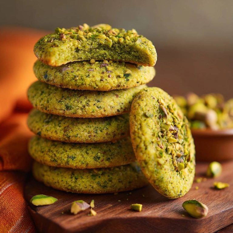 Knusprige Pistazienkekse (Nie wieder flache Kekse!)