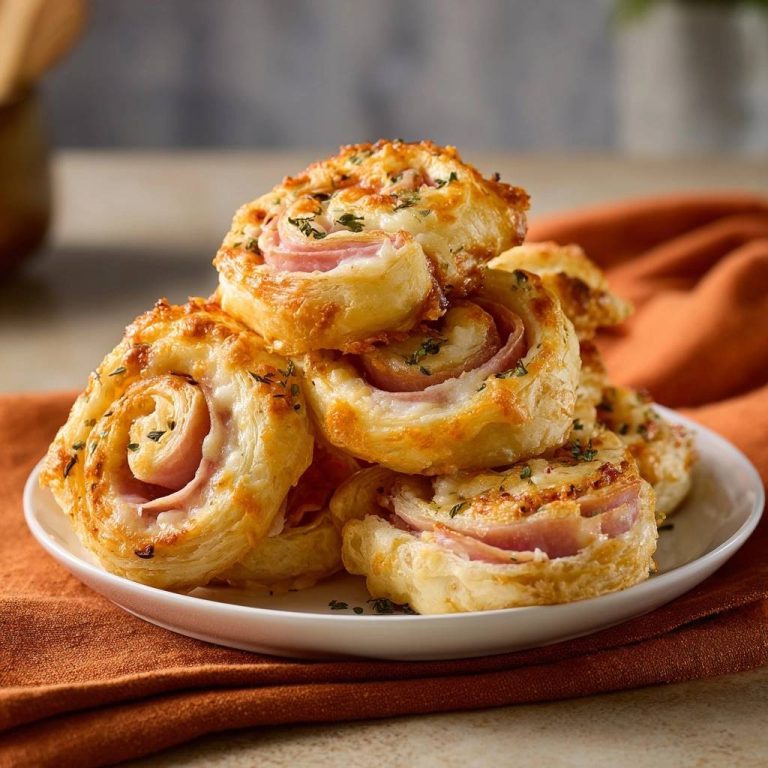 Knusprige Puten-Käse-Spiralen (Perfektes Aufgehen garantiert)