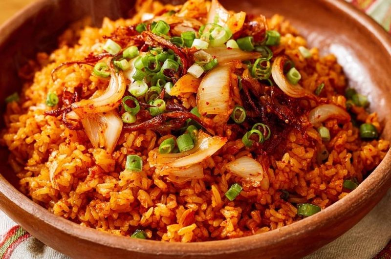 Knuspriger Kimchi-Gebratener Reis