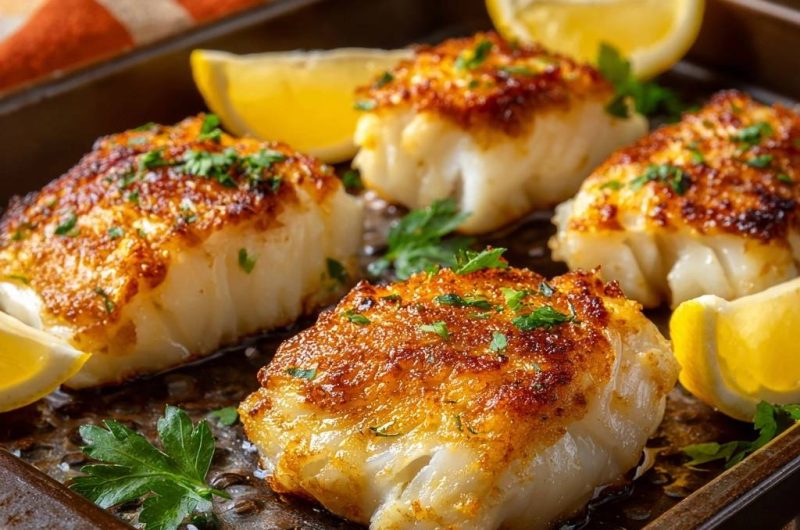 Knuspriger Ofen-Kabeljau (Nie wieder matschige Kruste!)
