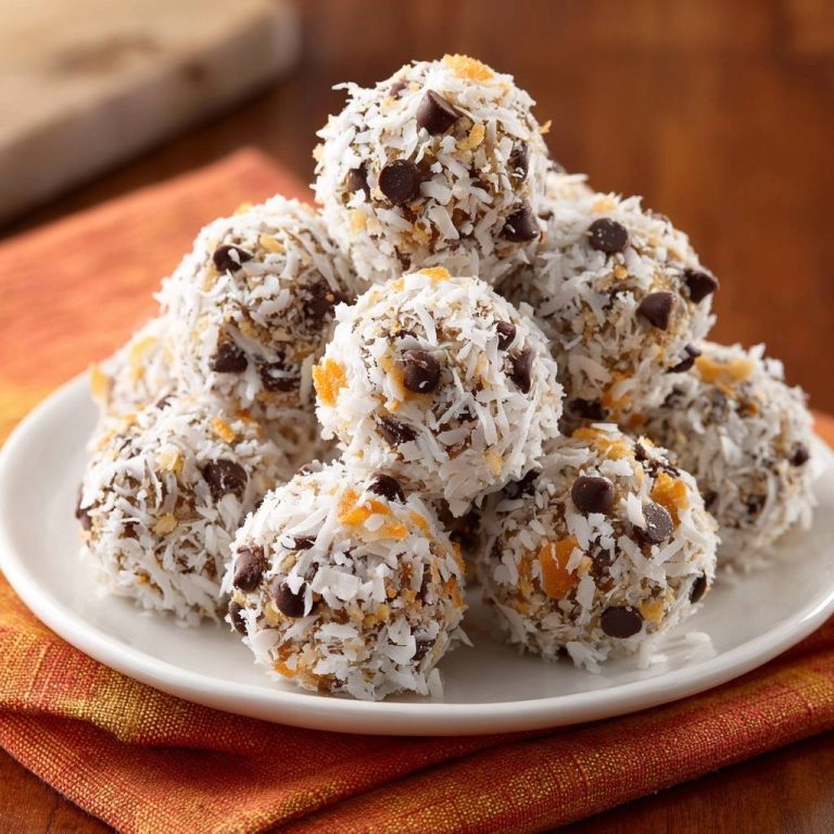 Kokos-Aprikosen-Schoko-Bällchen (Nie wieder zerfallende Bällchen!)