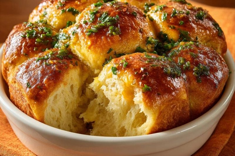 Kräuter-Käse-Pull-Apart-Brötchen (Garantiert jedes Mal fluffig)
