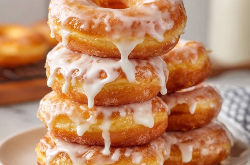 Perfekte Glasierte Hefedonuts