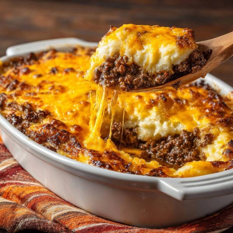 Saftiger Rindhack-Auflauf mit Käsekruste – Rezept