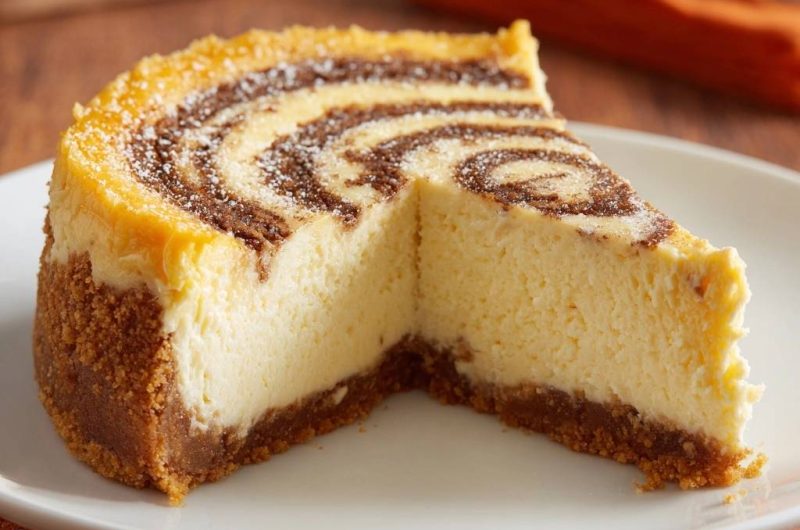 Schoko-Swirl Cheesecake (Nie wieder Risse!)