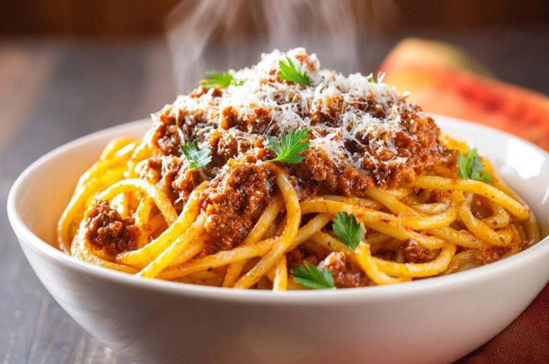 Spaghetti Bolognese (Keine wässrige Soße mehr)