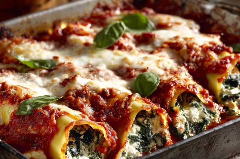 Spinat-Ricotta-Cannelloni