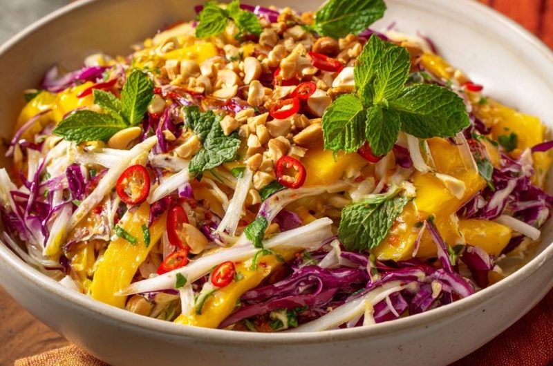 Thai-Mango-Krautsalat (Keine wässrige Soße mehr)