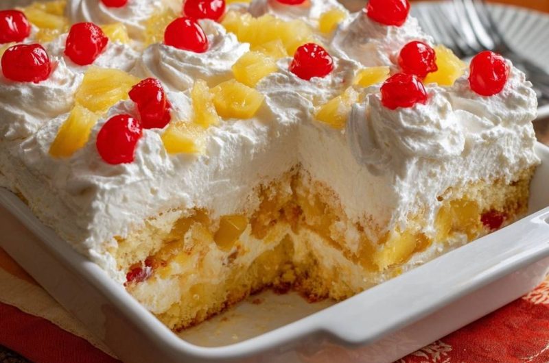 Ananas-Sahne-Kuchen