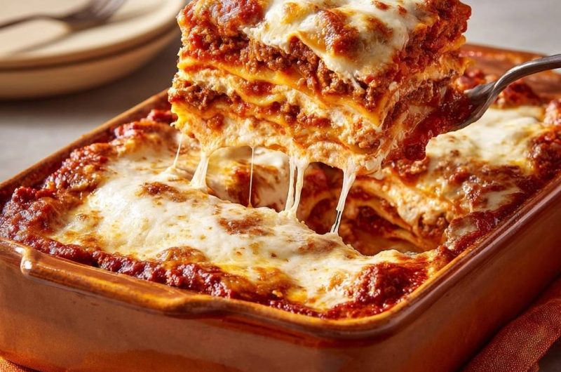 Hackfleisch-Lasagne