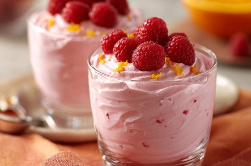 Himbeer-Orangen-Creme