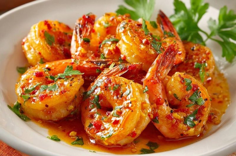 Chili-Knoblauch-Garnelen