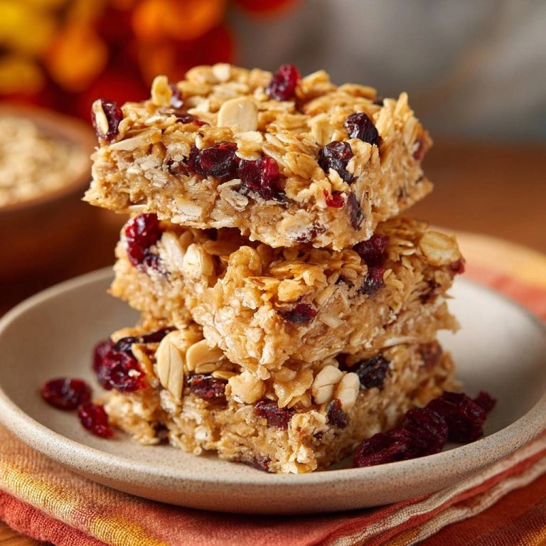 Cranberry-Mandel-Haferriegel (Nie wieder bröckelnde Riegel!)