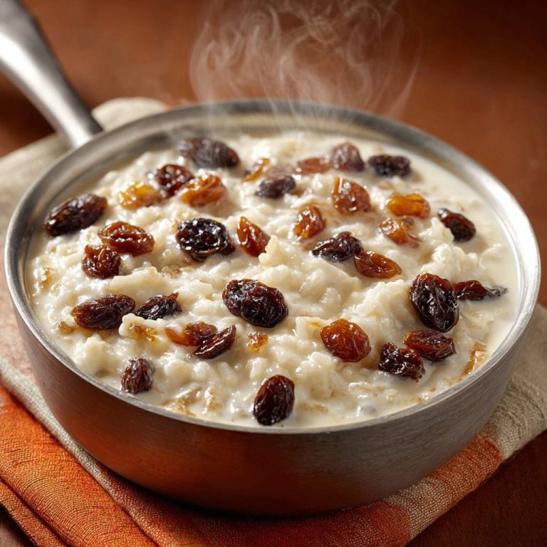 Cremiger Milchreis mit Rosinen – nie matschig!