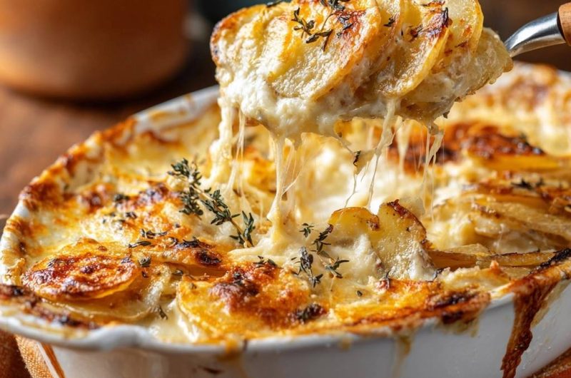 Cremiges Kartoffelgratin (Keine wässrige Soße mehr)