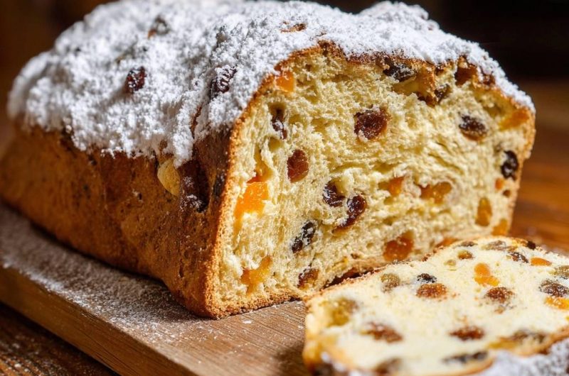 Fruchtiger Weihnachtsstollen (Nie wieder sinkende Früchte!)