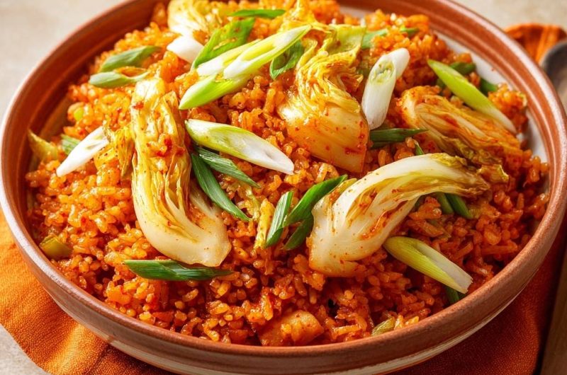 Gebratener Kimchi-Reis