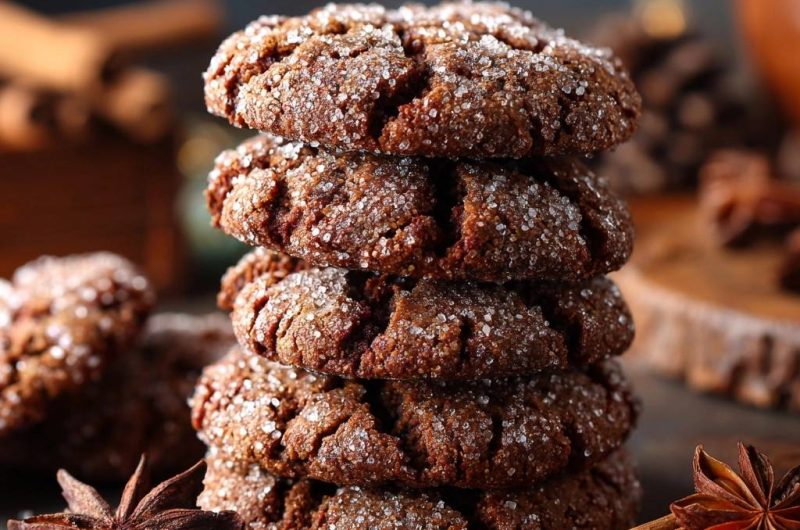 Gewürzte Crinkle-Plätzchen (Perfekte Risse garantiert!)