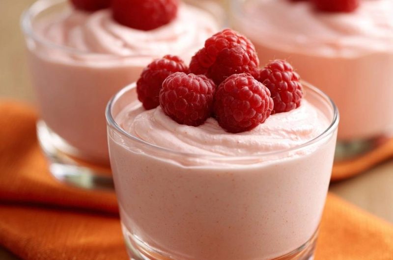 Himbeer-Mousse-Gläser (Nie wieder zusammenfallende Mousse!)