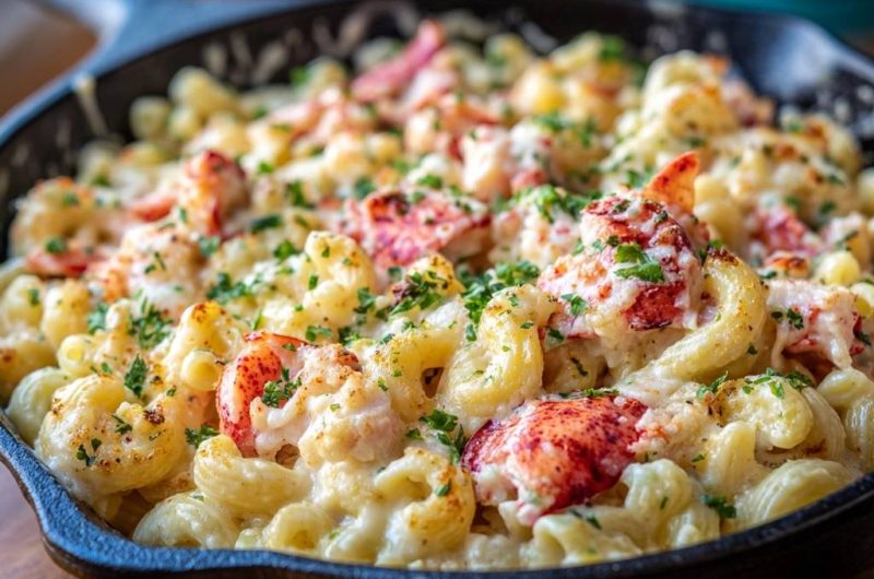 Hummer-Mac & Cheese aus der Gusseisenpfanne