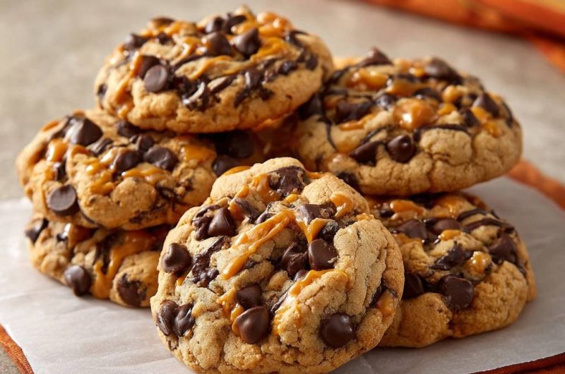 Karamell-Schoko-Chip-Cookies