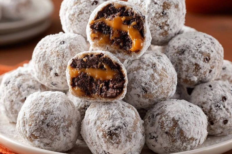 Karamell-Schoko-Trüffel (Nie wieder auslaufendes Karamell!)