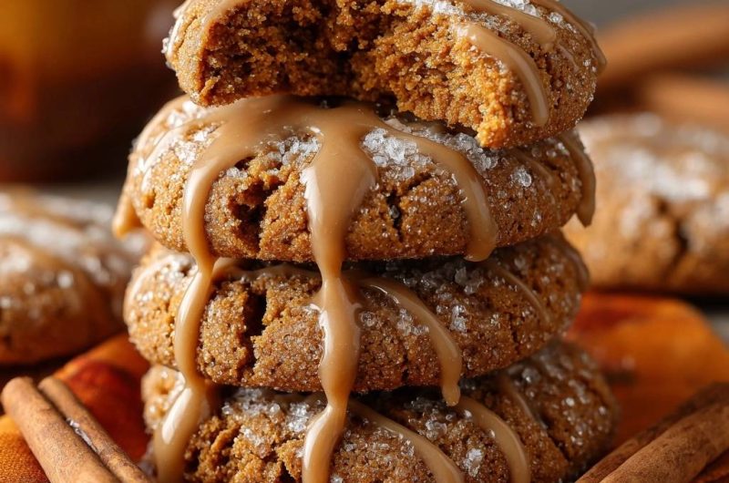 Karamell-Zimt-Kekse (Nie wieder flache Kekse!)