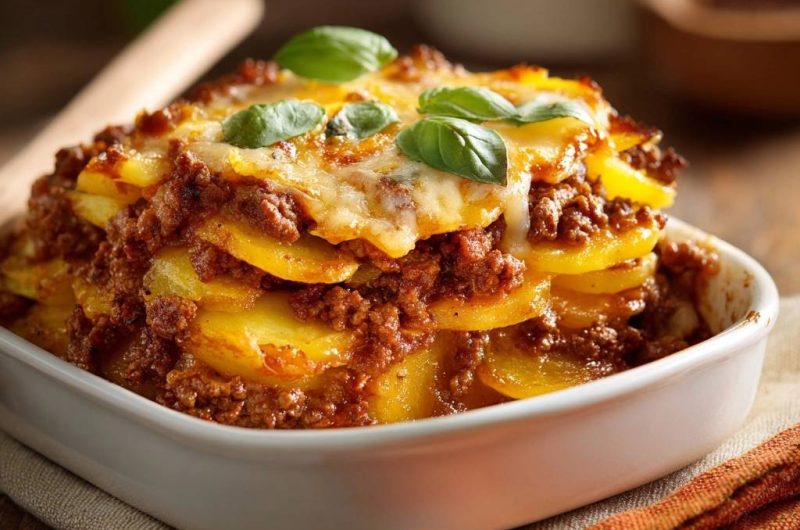 Kartoffel-Hack-Auflauf