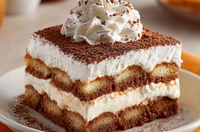 Klassisches Tiramisu (Nie wieder matschige Löffelbiskuits!)
