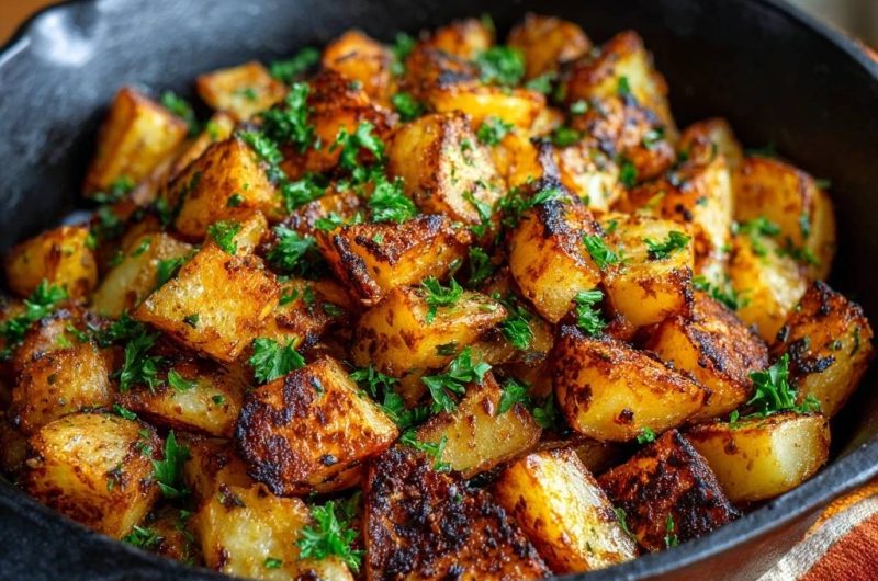 Knusprige Bratkartoffeln (Nie wieder matschige Bratkartoffeln)