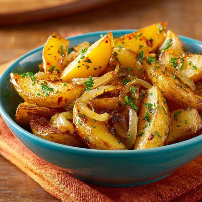 Knusprige Bratkartoffeln mit Zwiebeln – Nie wieder matschig!