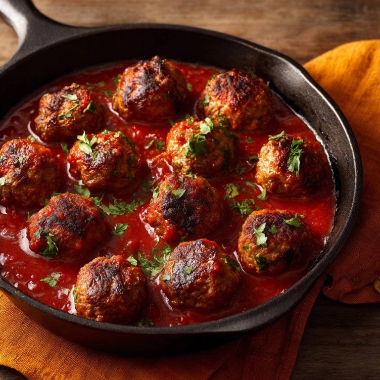 Knusprige Hackbällchen in Tomatensoße – Nie wieder zerfallend