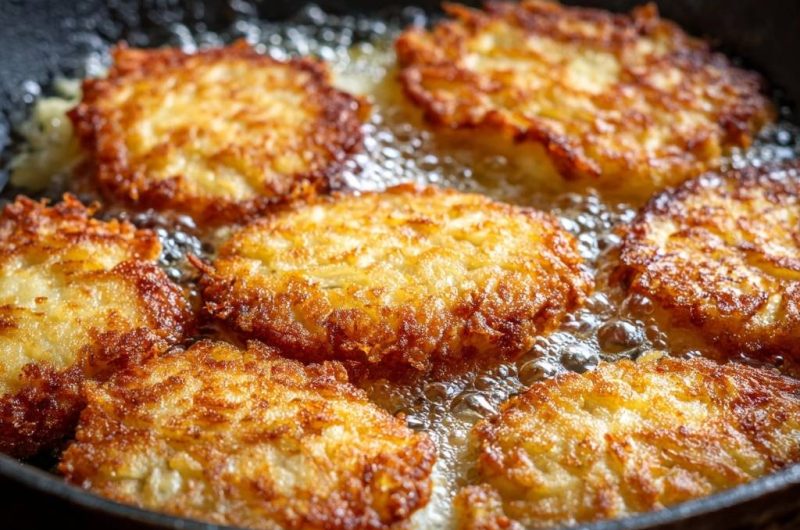 Knusprige Kartoffelreibekuchen