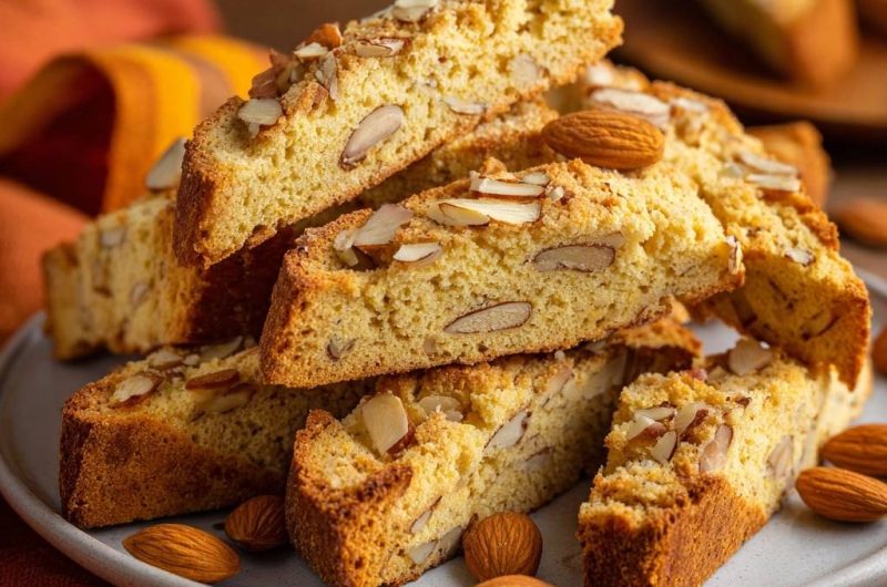 Knusprige Mandel-Cantuccini